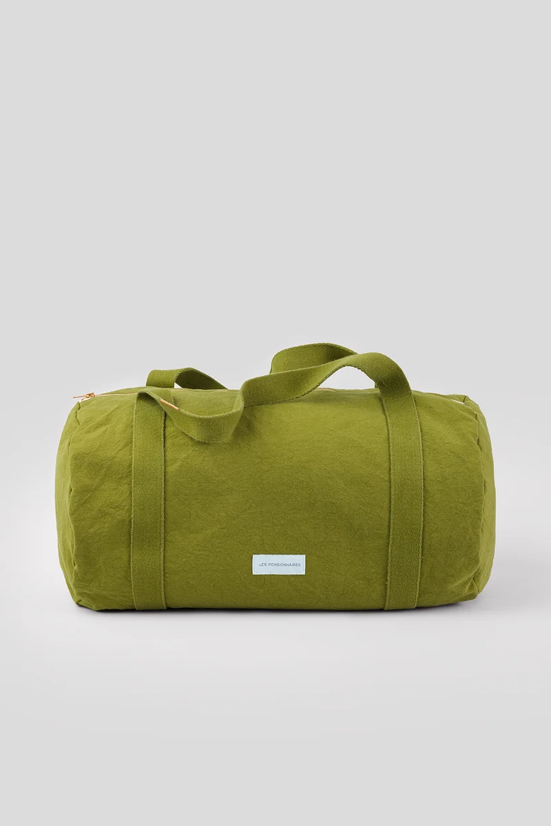 Sac bowling en coton bio vert mousse