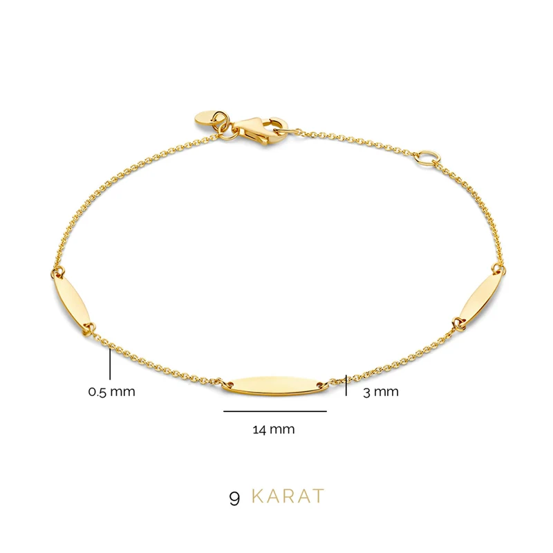Beloro Jewels La Rinascente Bracelet Or 9 carats BO320030