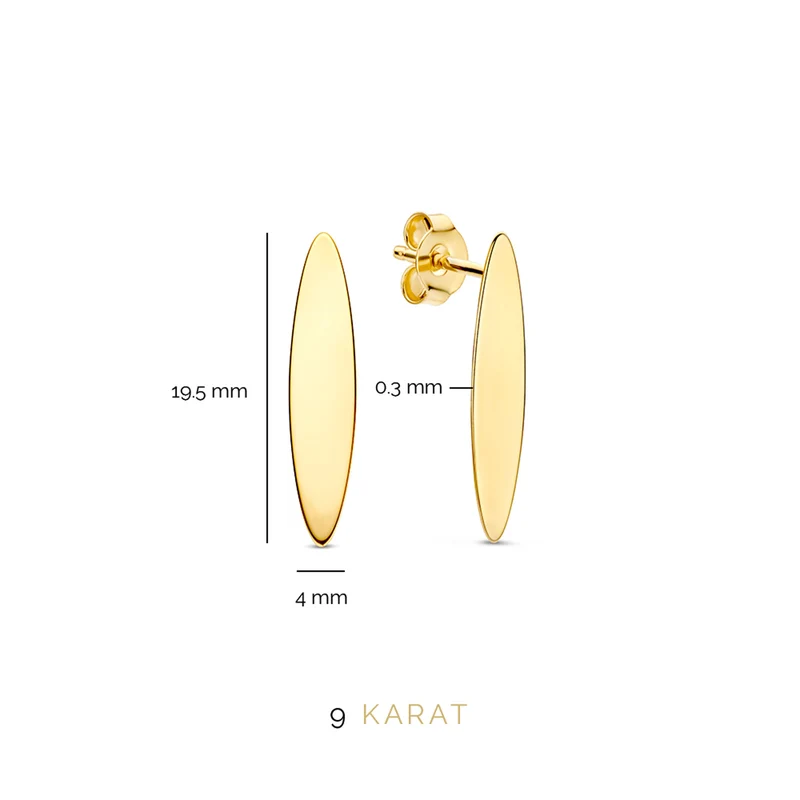 Beloro Jewels La Rinascente Boucles d'oreilles Or 9 carats BO360051