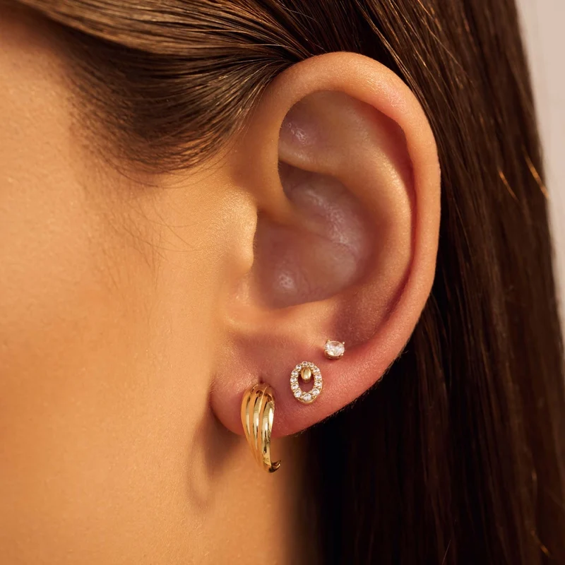Beloro Jewels Della Spiga Femmes Créoles Or 9 carats BO360033