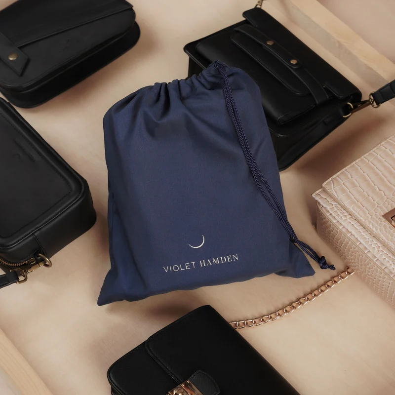 Violet Hamden Essential Bag Sac à Main Noir avec Compartiment pour Ordinateur Portable 16,4 pouces VH21005