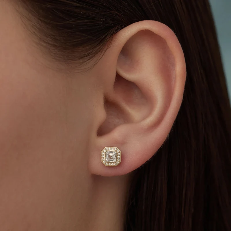 Beloro Jewels Monte Napoleone Boucles d'oreilles Or 9 carats BO360042