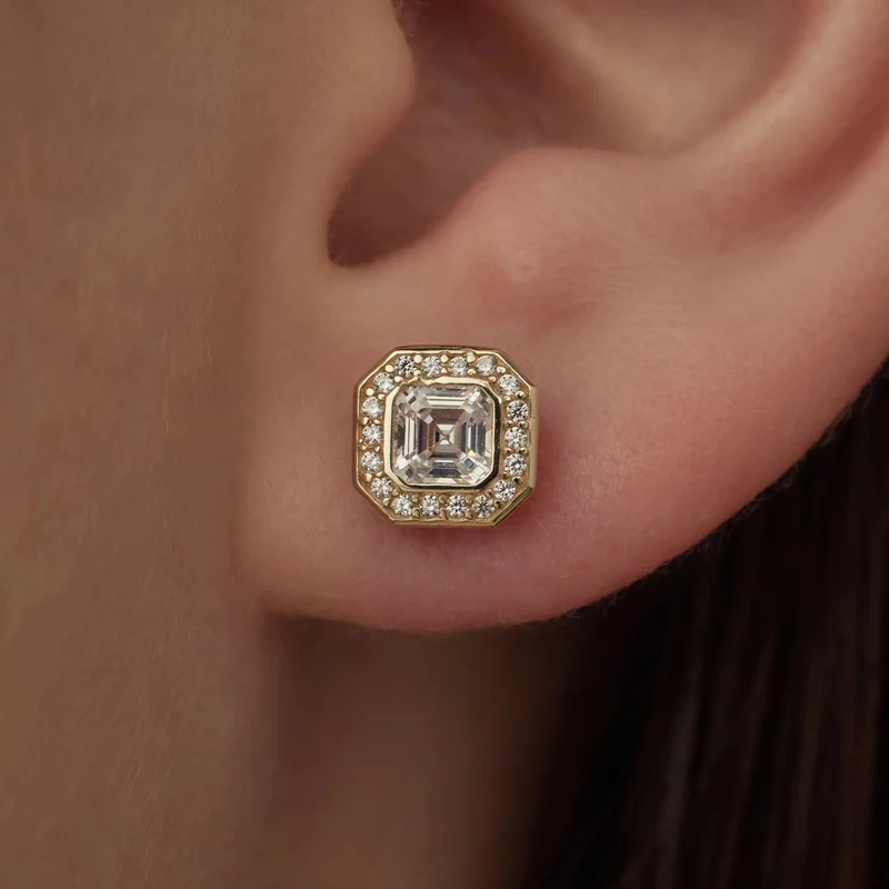 Beloro Jewels Monte Napoleone Boucles d'oreilles Or 9 carats BO360042