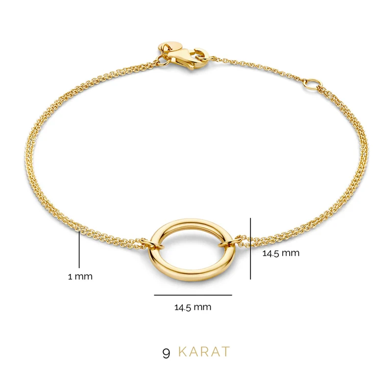 Beloro Jewels La Rinascente Bracelet Or 9 carats BO320029