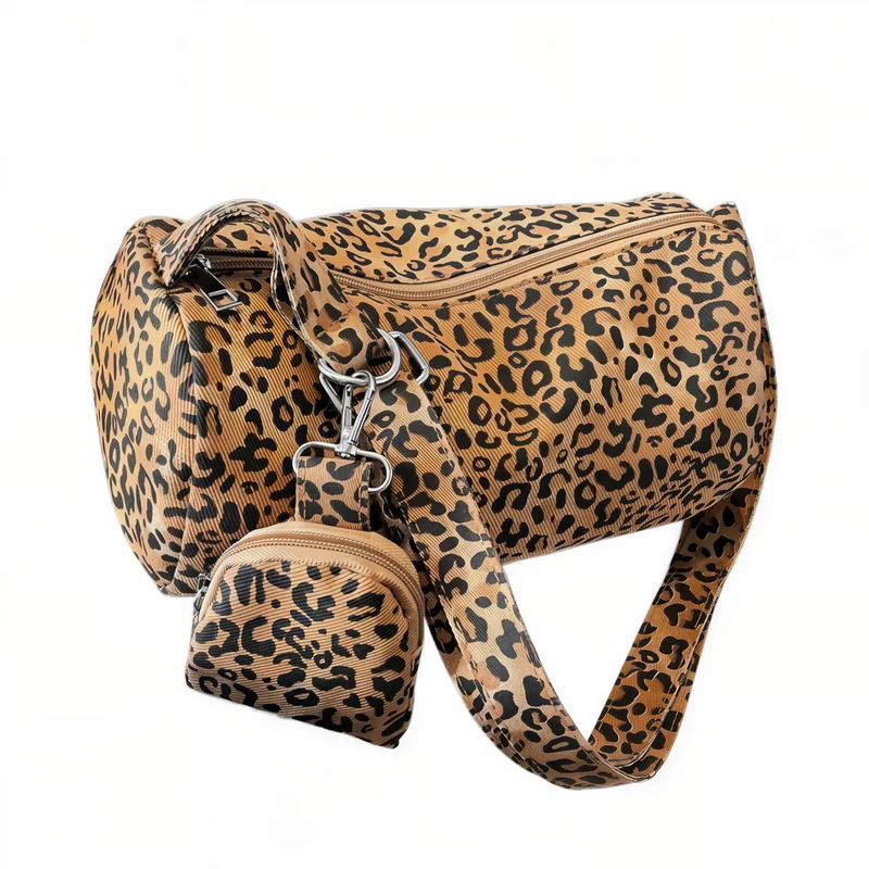 Grand sac léopard