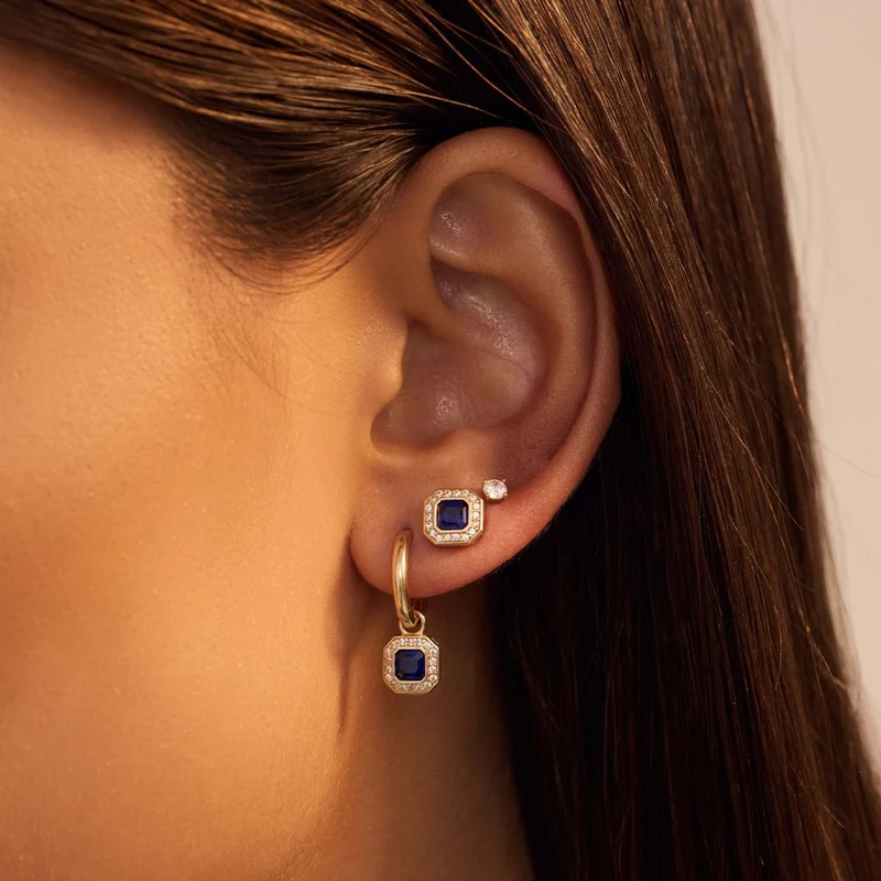 Beloro Jewels Monte Napoleone Boucles d'oreilles Or 9 carats BO360045