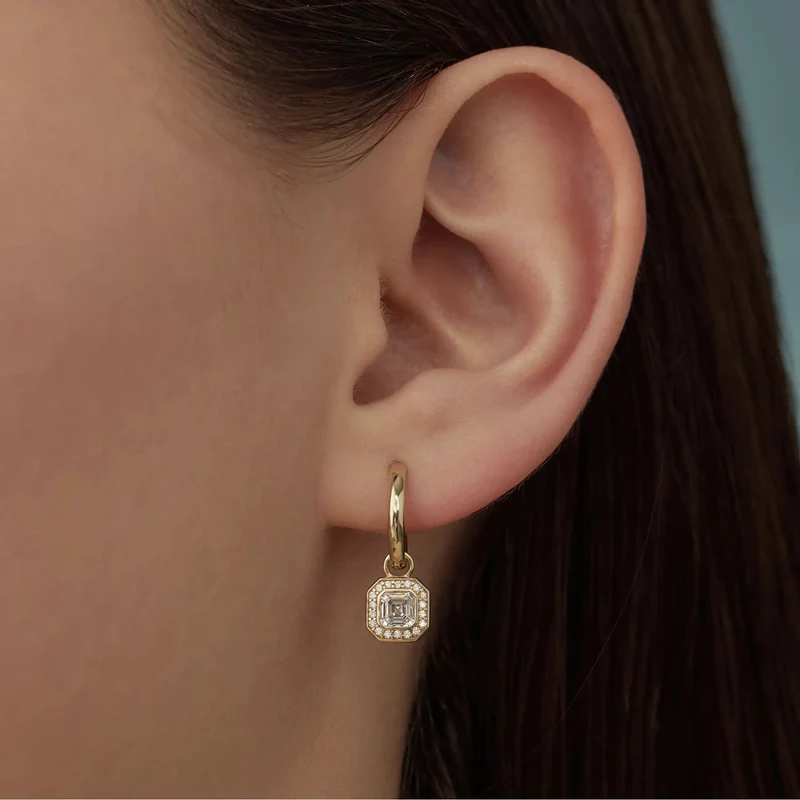 Beloro Jewels Monte Napoleone Femmes Créoles Or 9 carats BO360041