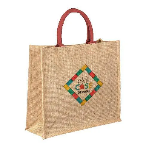 Sac toile de jute traiteur