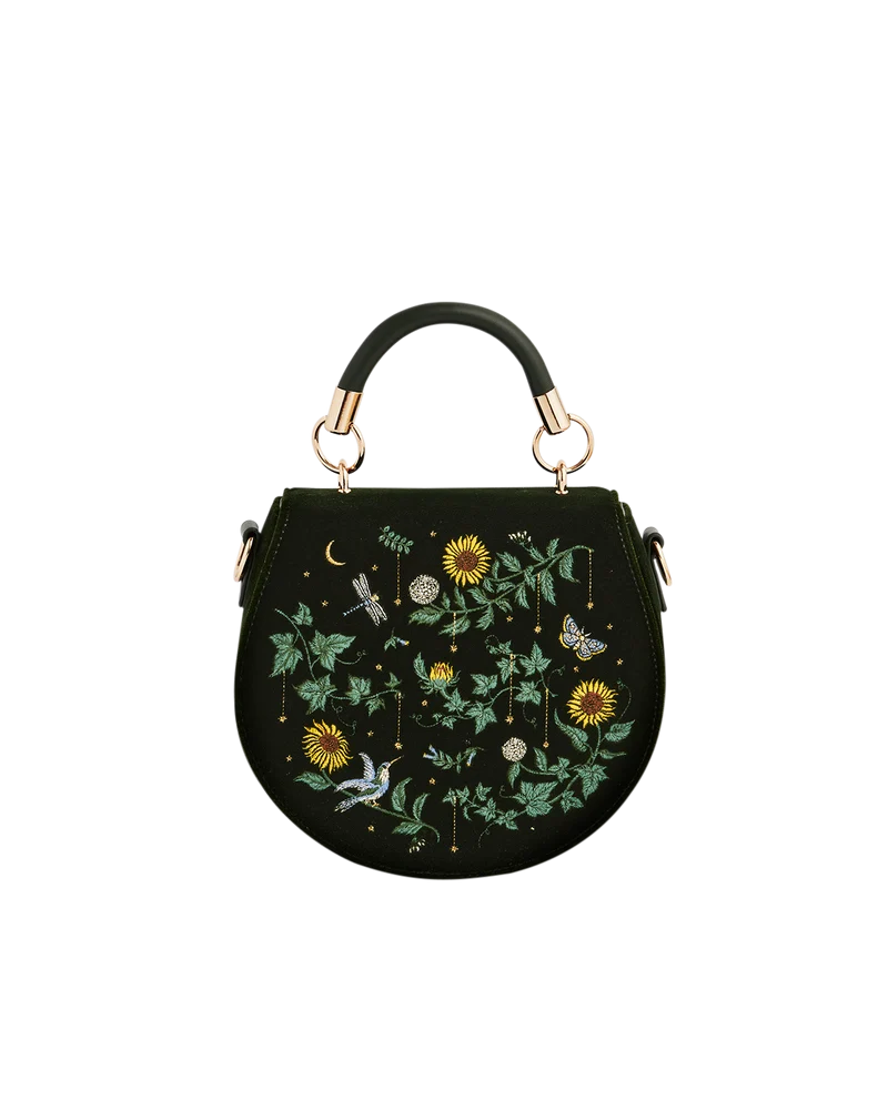Charlotte Sunflower Top Handle Bag