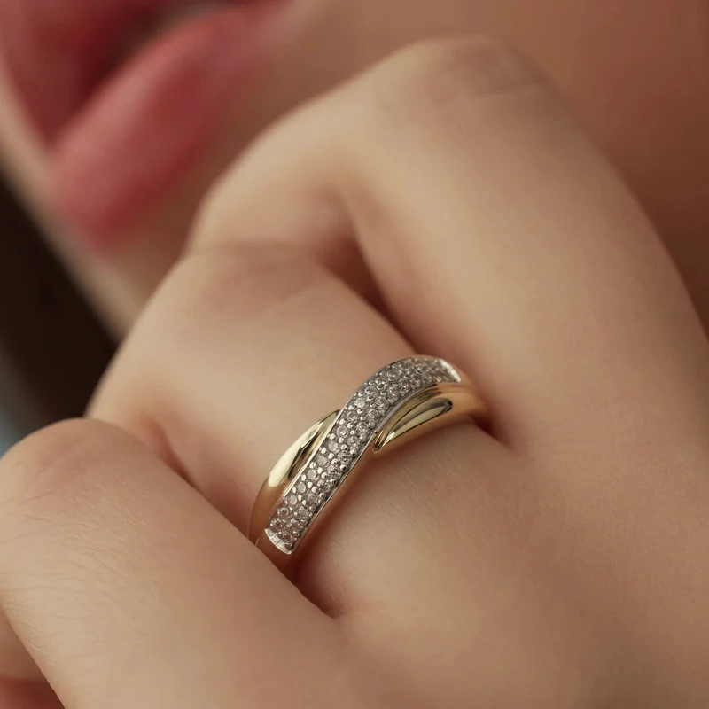 Beloro Jewels Monte Napoleone Femmes Bague Or 9 carats BO330020-56