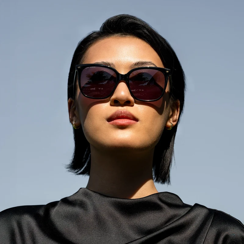 Isabel Bernard La Villette Femmes Lunettes de Soleil Noir IB400007-01-01