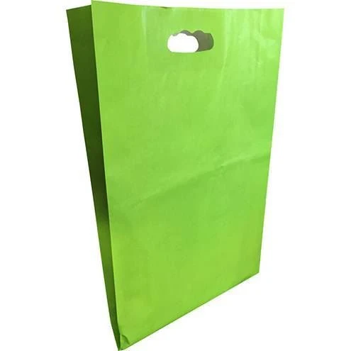 Sac kraft poignées découpées