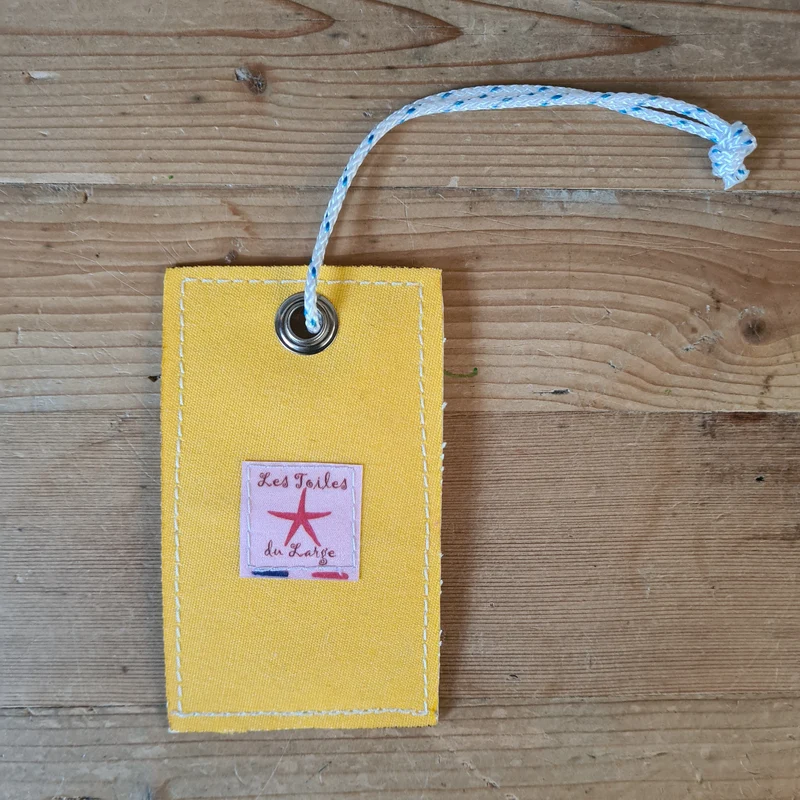 Etiquette Bagage Yellow