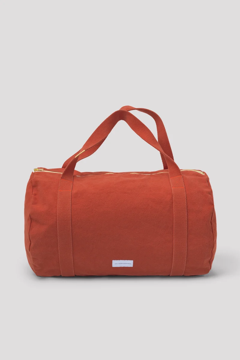Sac bowling en coton bio orange flamboyant