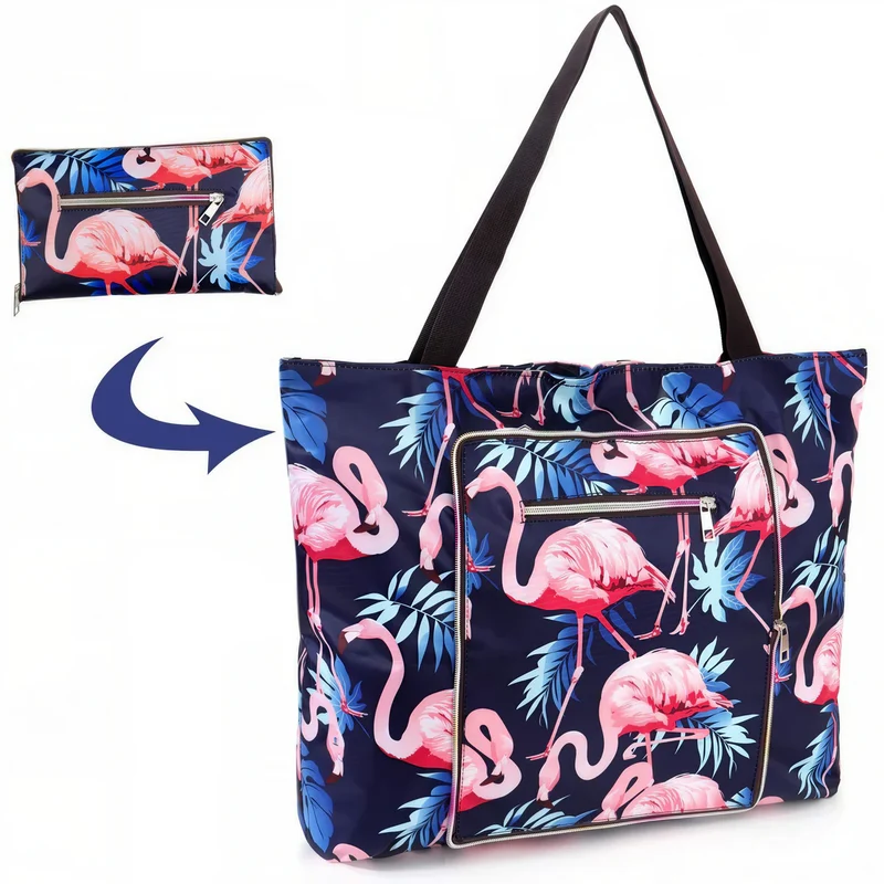 Sac de plage à motif imprimé - Tropèze