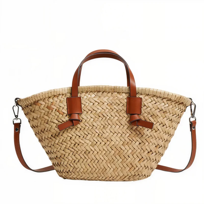 Sac de plage en paille - Dunéa