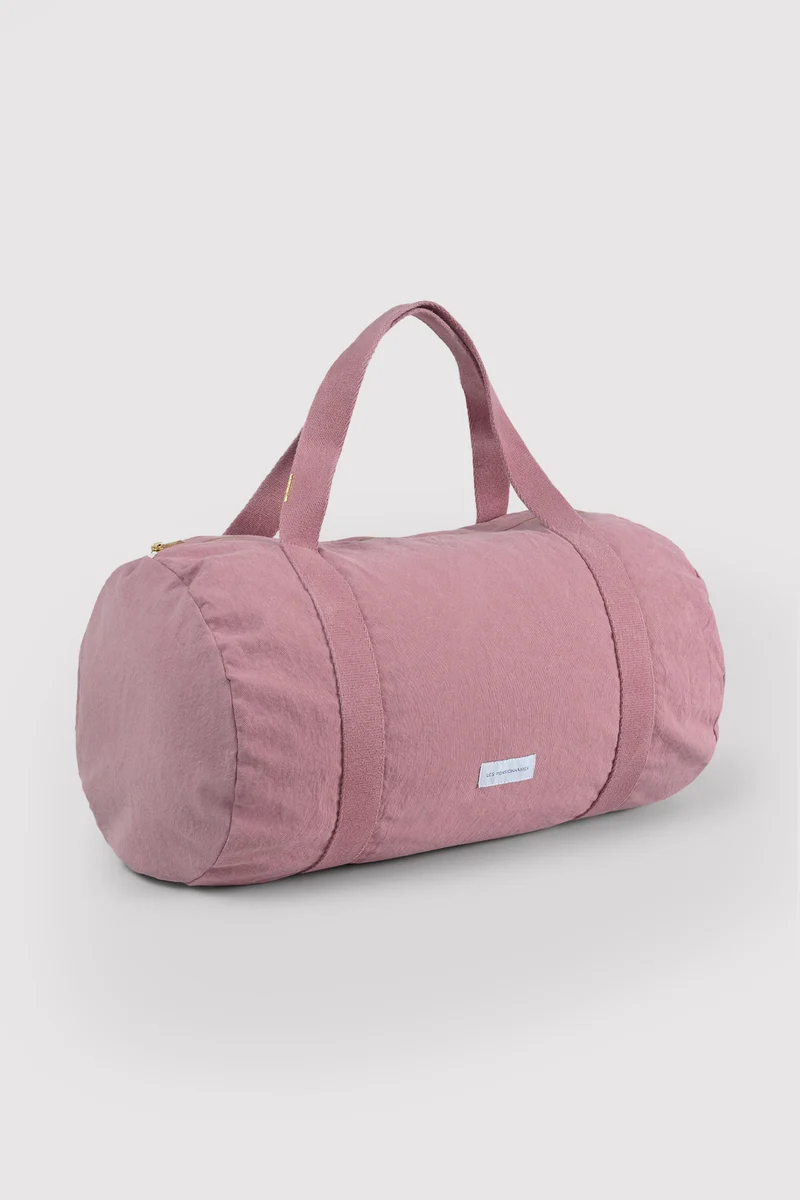 Sac bowling en coton bio bois de rose