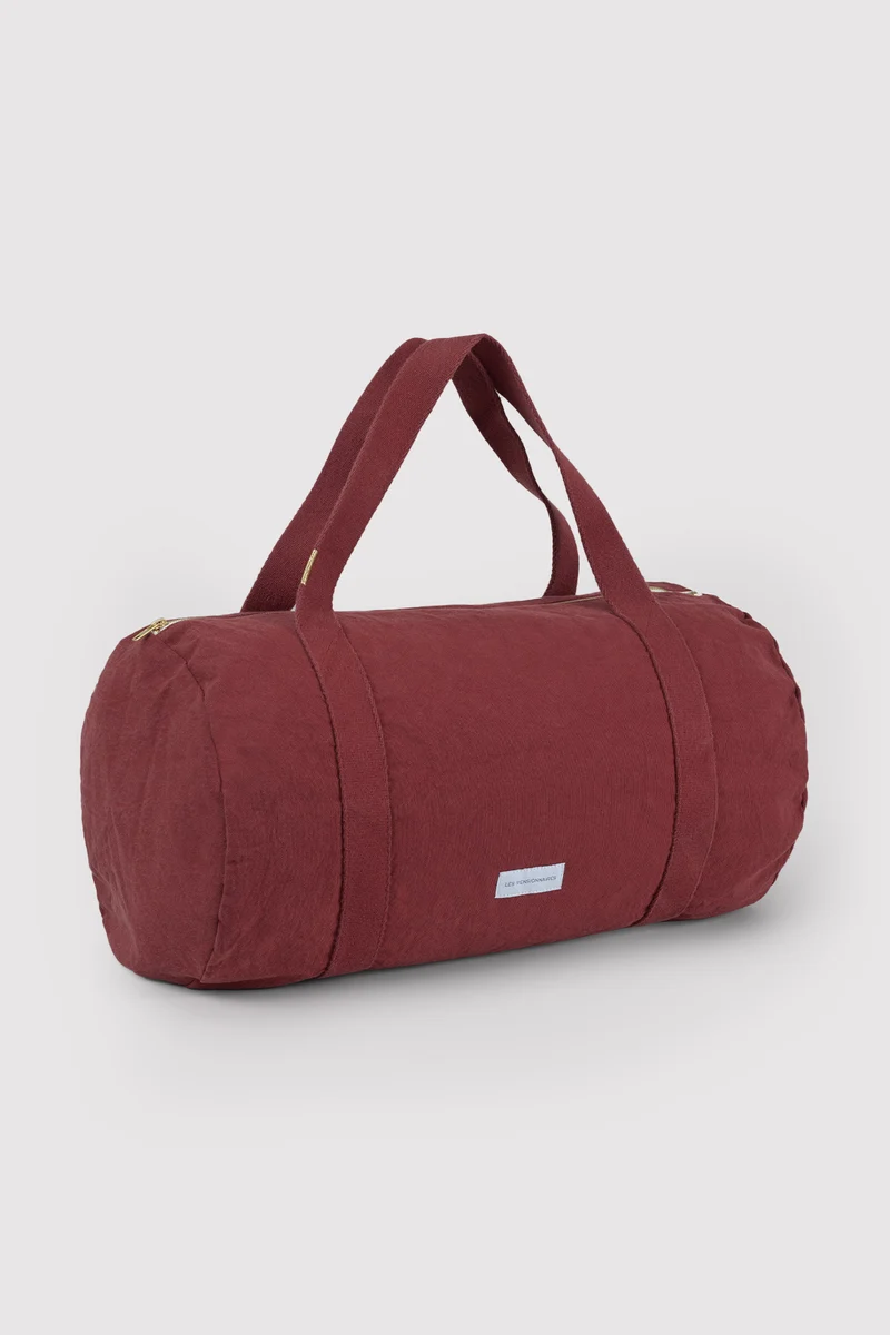 Sac bowling en coton bio rouille