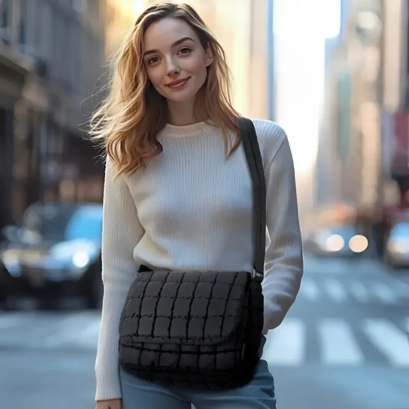 Grand sac à bandoulière femme - Volina