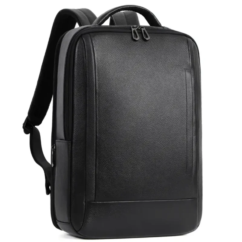 Sac à dos homme PU grainé noir - Obscaro