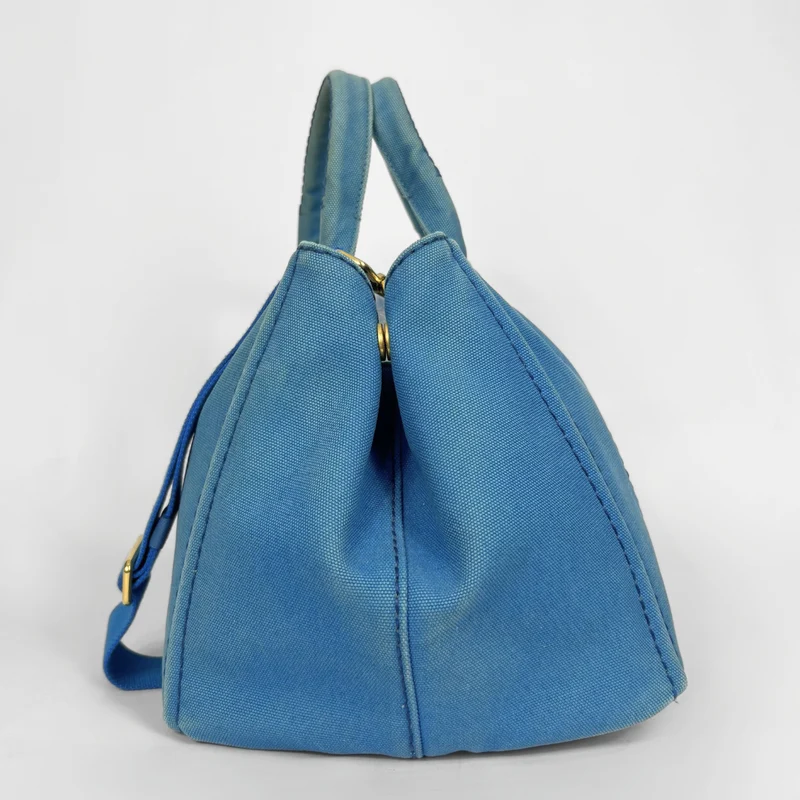 Prada Bandoulière pour sac fourre-tout en toile Canapa