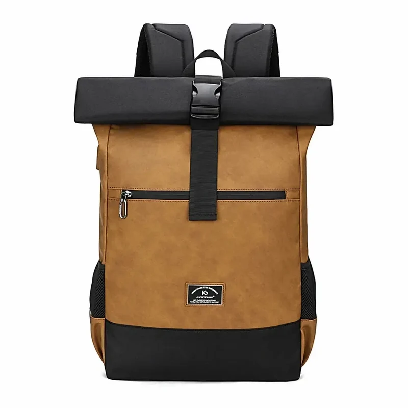 Sac a dos roll top - Cordovan