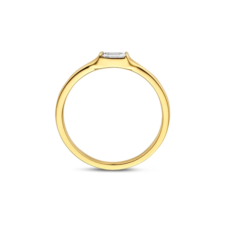 Isabel Bernard De la Paix Bague De la Paix Lucia en or 14 carats avec diamant 0,08 carat IBD330045-50