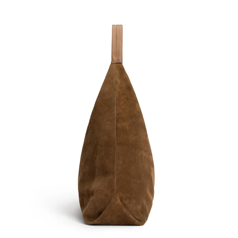 Isabel Bernard Honoré Grace sac bandoulière en suède marron IB25093-130