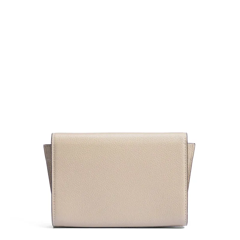 Isabel Bernard Honoré Lina Pochette Beige Avec Chaîne D’Épaule Amovible IB21135-072