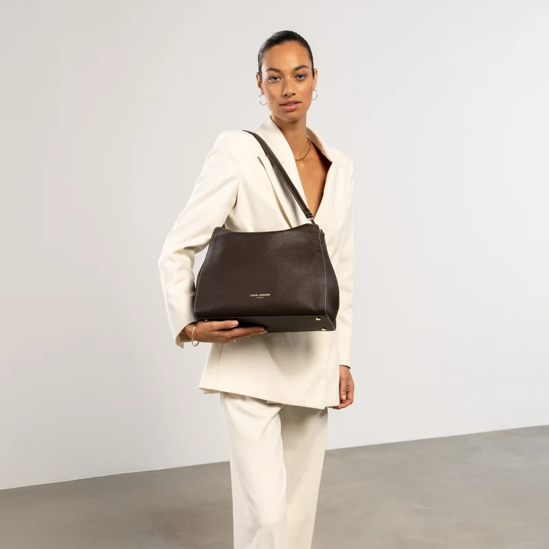 Isabel Bernard Honoré Emma Sac à Épaule Brun Foncé IB21134-031