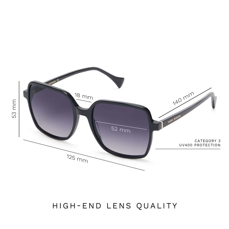 Isabel Bernard La Villette Femmes Lunettes de Soleil Noir IB400000-01-01