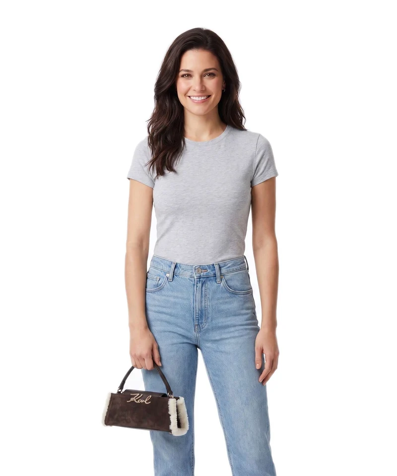 Karl Lagerfeld K/Signature Mini Sac bandoulière tobacco