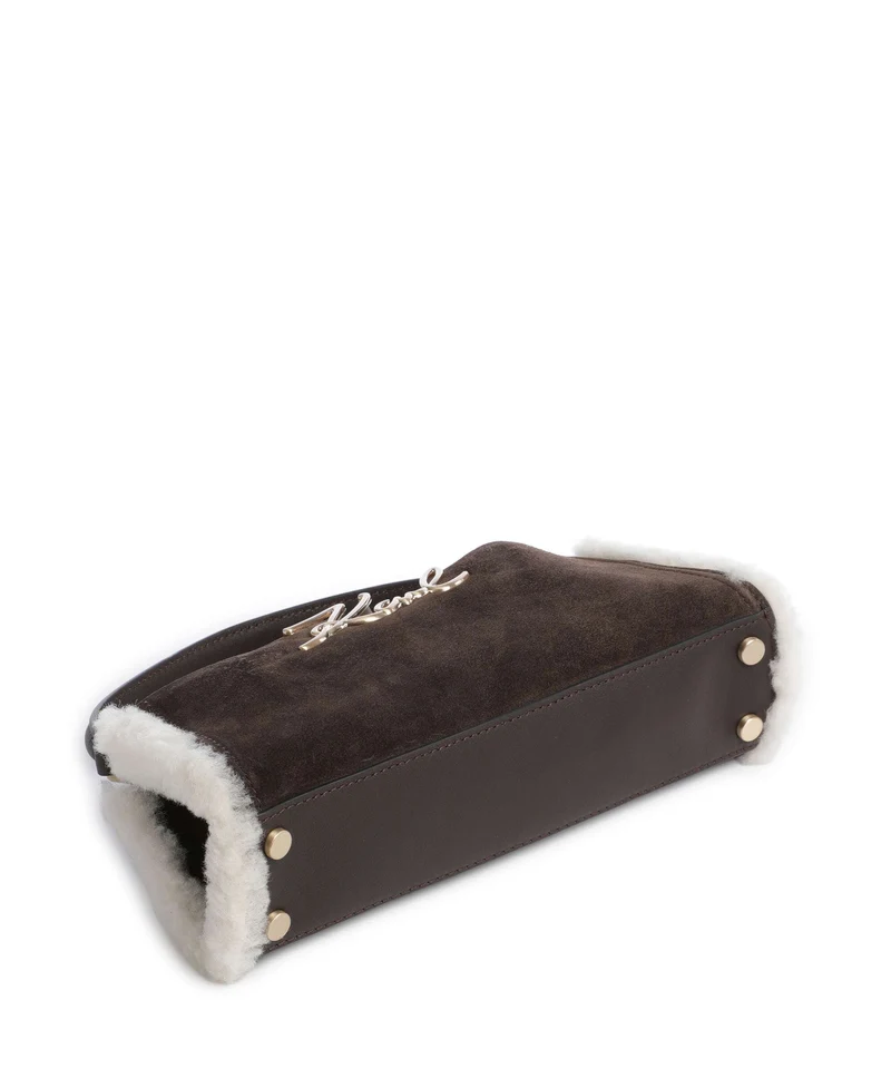 Karl Lagerfeld K/Signature Mini Sac bandoulière tobacco
