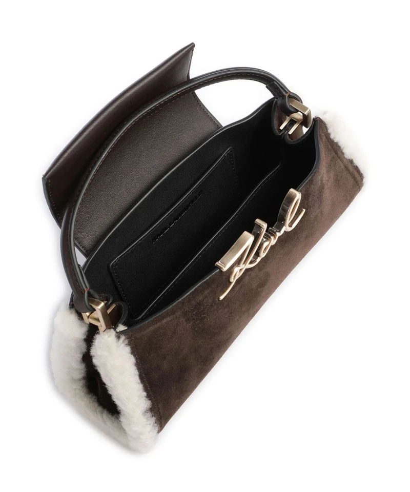 Karl Lagerfeld K/Signature Mini Sac bandoulière tobacco