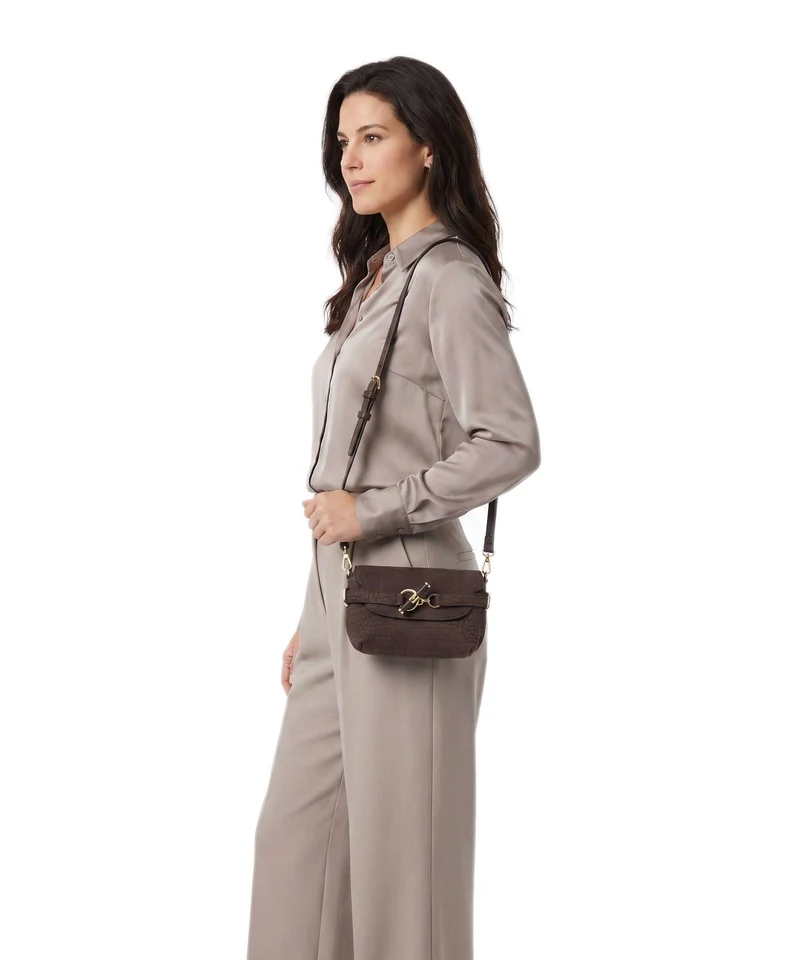 Lauren Ralph Lauren Blaike Small Sac bandoulière chestnut brown