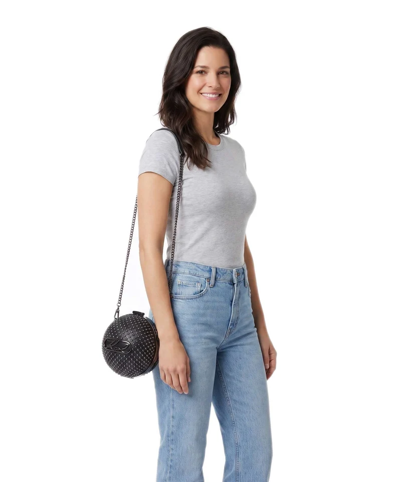 Karl Lagerfeld K/Signature Sac porté épaule black embellishment