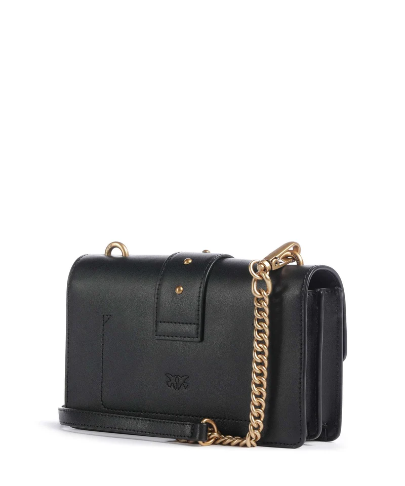 Pinko Love One Mini New Buckle Sac bandoulière nero/antique gold