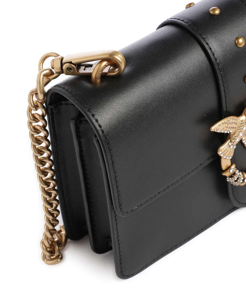 Pinko Love One Mini New Buckle Sac bandoulière nero/antique gold