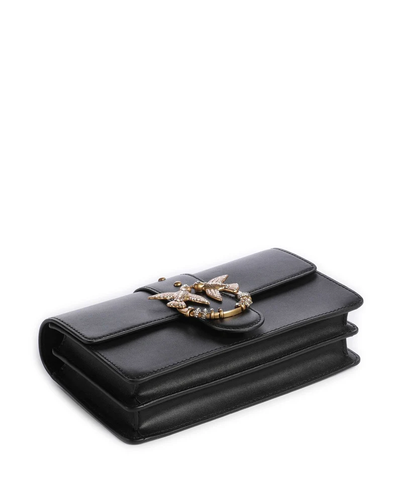 Pinko Love One Mini New Buckle Sac bandoulière nero/antique gold