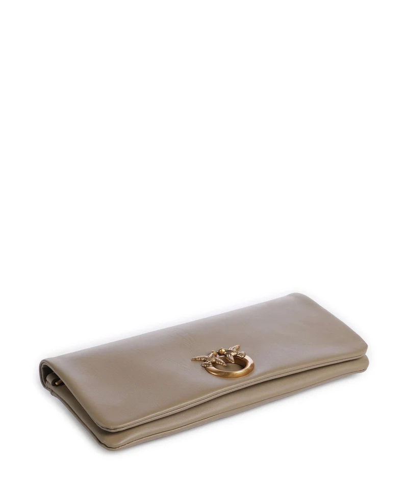 Pinko Click Soft Classic Sac bandoulière grigio talpa/antique gold