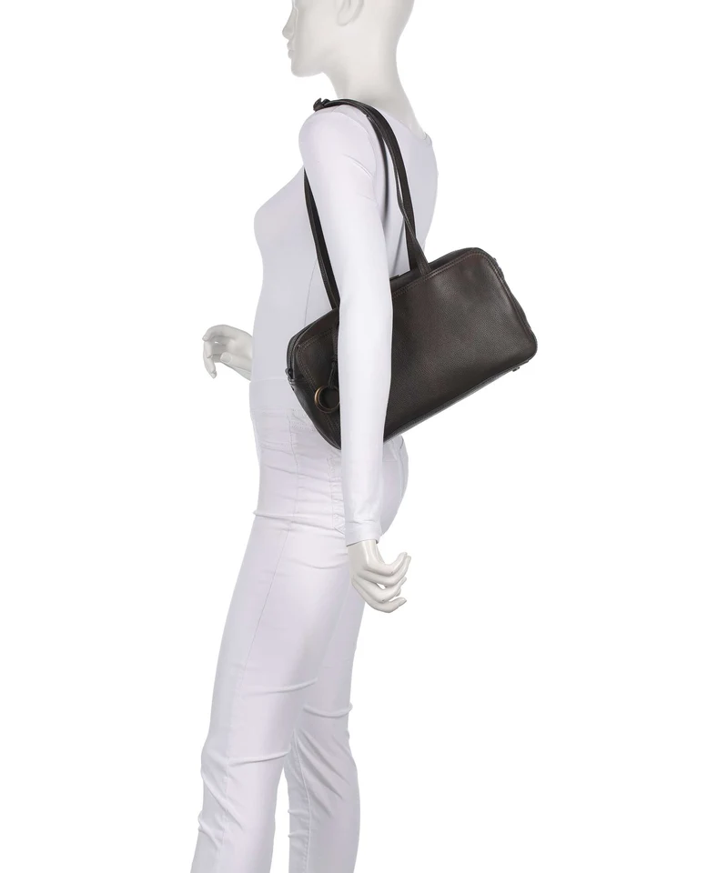 Liebeskind Clarice II Vintage Pebble M Sac porté épaule deep soil