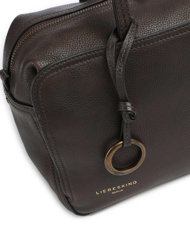 Liebeskind Clarice II Vintage Pebble M Sac porté épaule deep soil