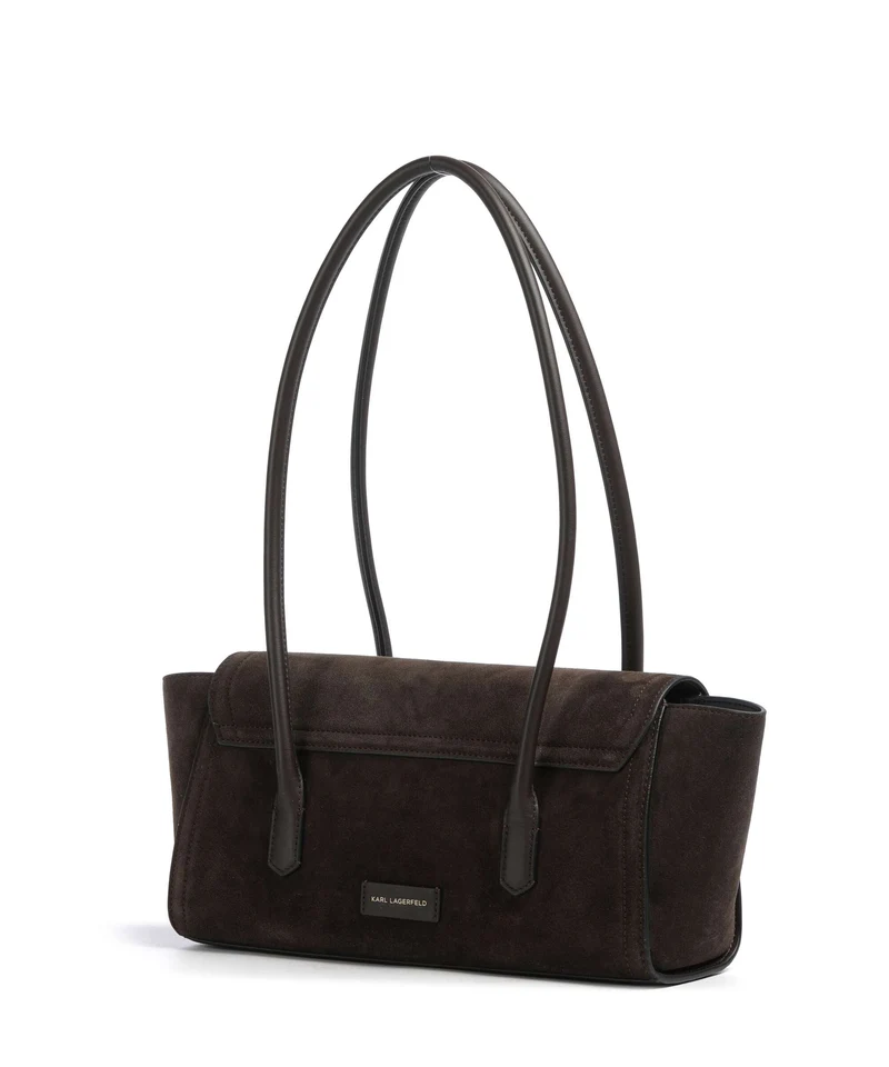 Karl Lagerfeld K/Signature Sac porté épaule tobacco