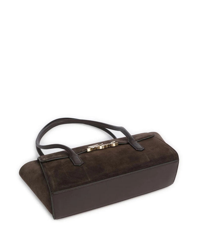 Karl Lagerfeld K/Signature Sac porté épaule tobacco