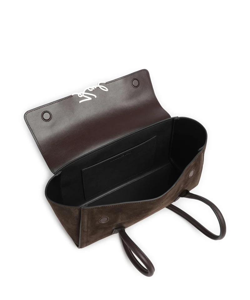 Karl Lagerfeld K/Signature Sac porté épaule tobacco