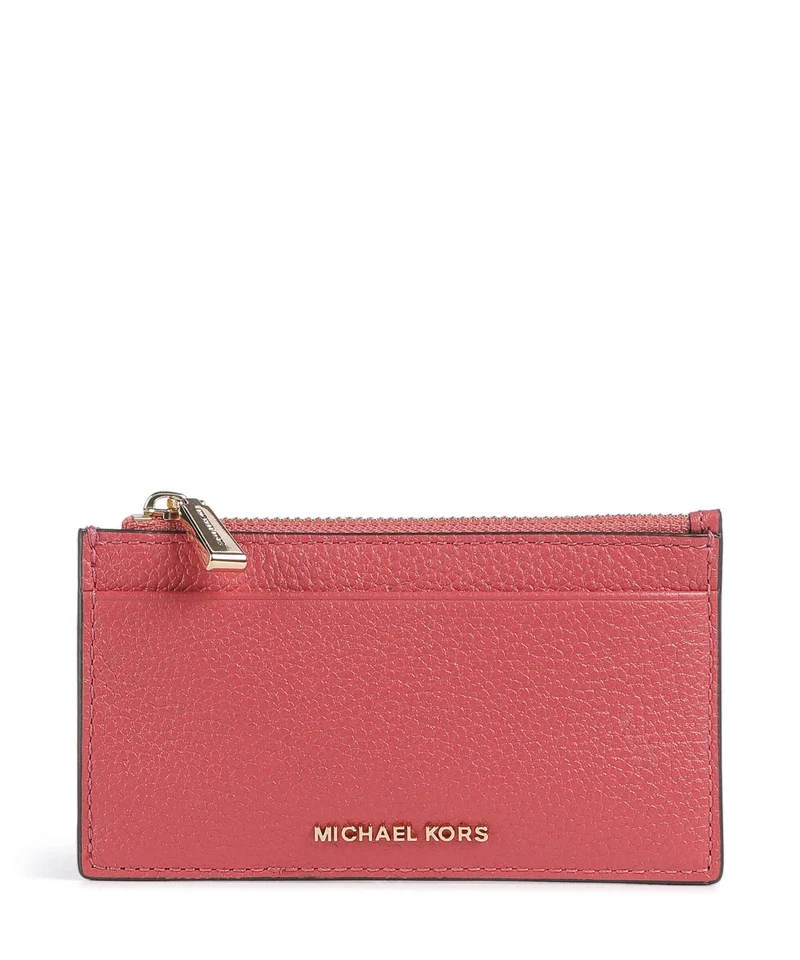 Michael Kors Jet Set Étui à cartes crédit light berry sorbet