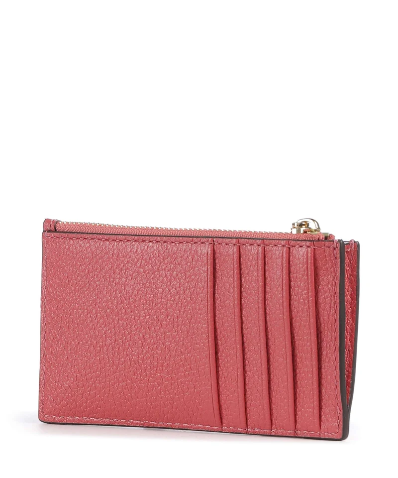 Michael Kors Jet Set Étui à cartes crédit light berry sorbet