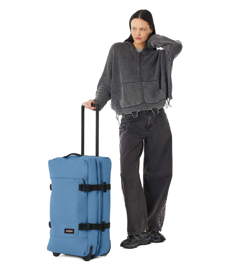 Eastpak Tranverz M Sac de voyage à roulettes aviator blue