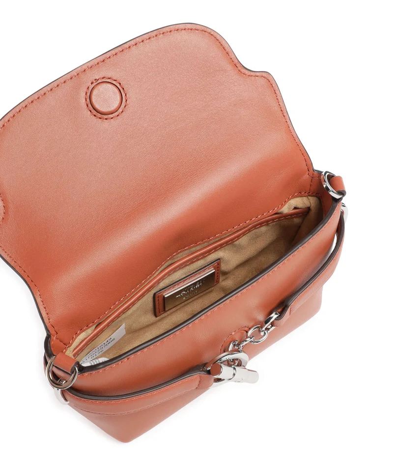 Lauren Ralph Lauren Blaike Small Sac bandoulière red terracotta