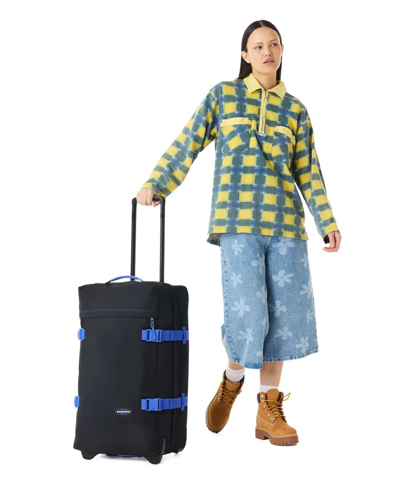 Eastpak Tranverz M Sac de voyage à roulettes black/blue
